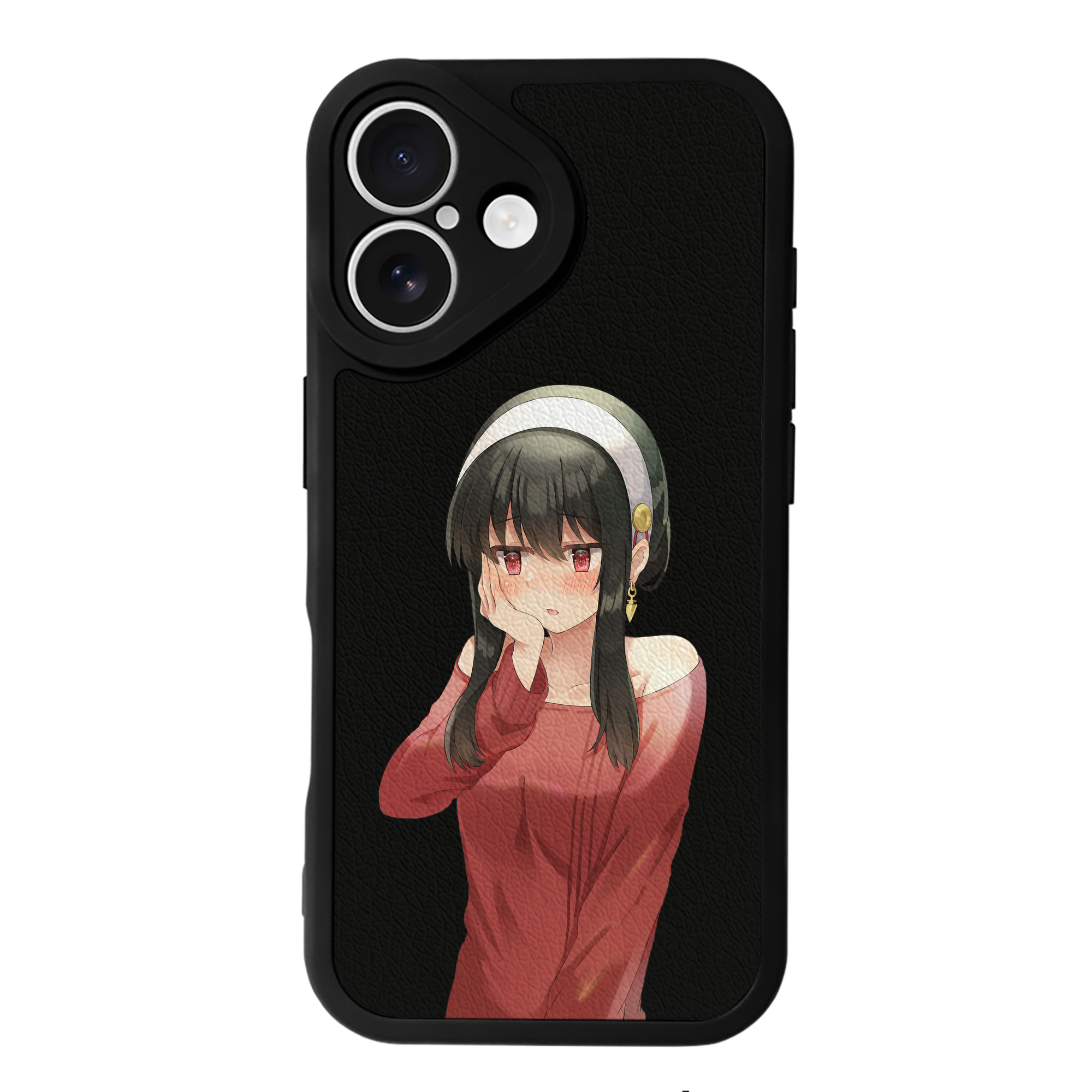 （画像用） SPY×FAMILY间谍家家酒 【iPhone 16シリーズ対応】シリコンスマホケース（レザー調） 材質：シリコン